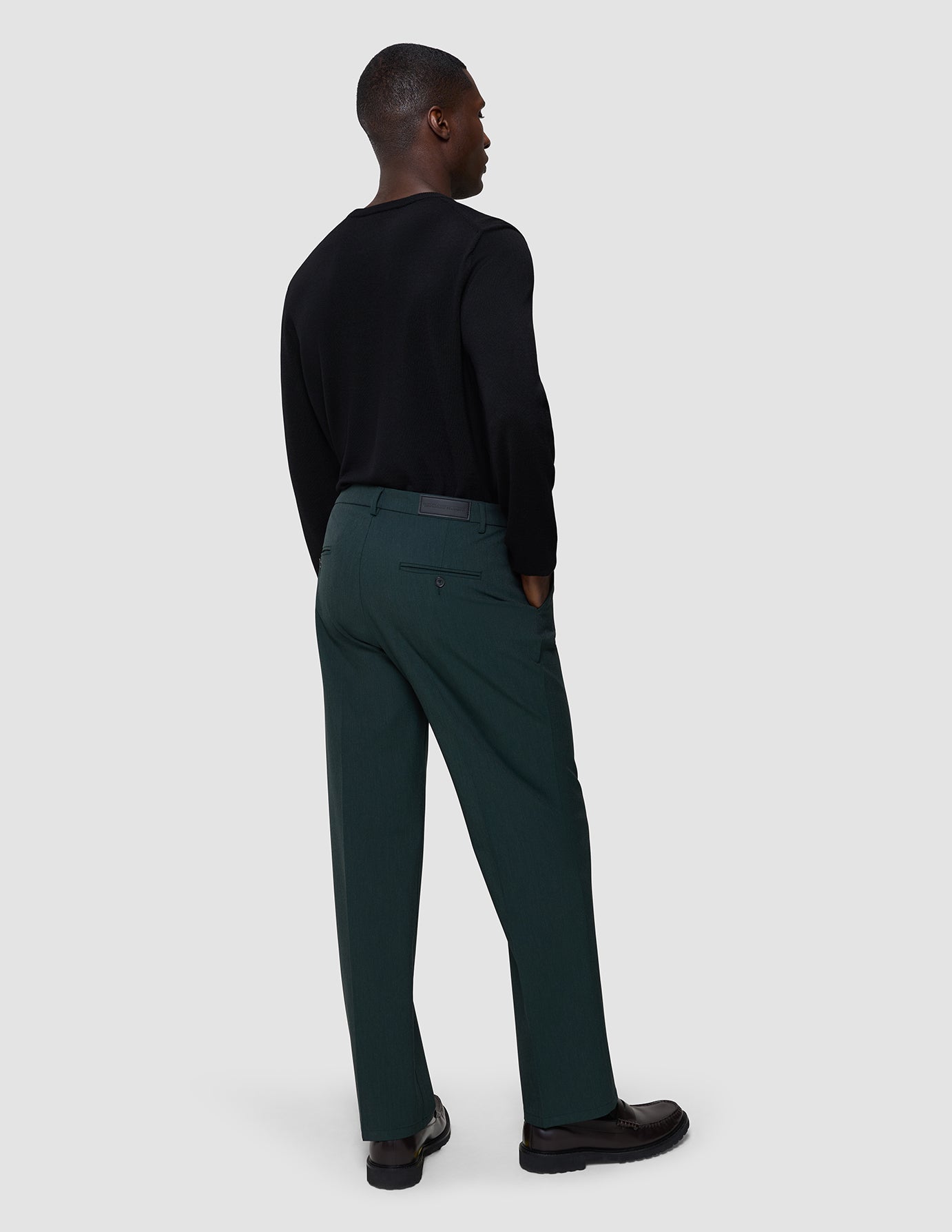 Essential Suit Pants Relaxed Fit Pine Green